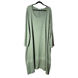 La Fille Du Couturier Green Lagenlook Dress